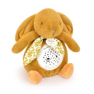 Kanin okker, musik stjerne projektor 19 cm (i æske)