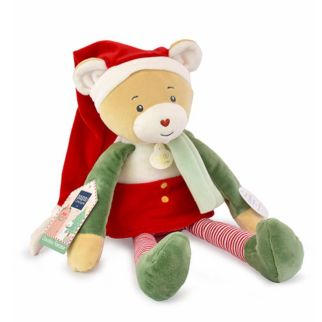 JUL - Julebjørn Canelle og hendes hus, 27 cm