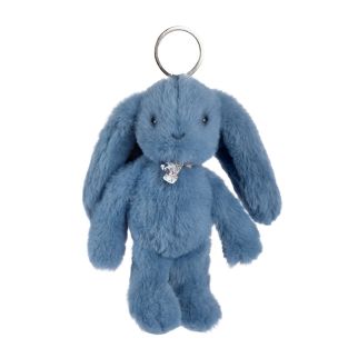 Blomsterkanin - Nøglering / taskevedhæng, sortiment 18 cm (30 stk.)