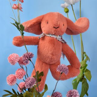 Blomsterkanin terracotta, mellem 35 cm