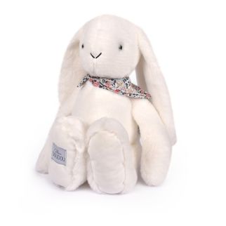 Blomsterkanin hvid, stor 50 cm