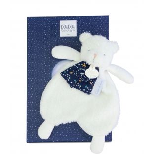 MÅNESKIN -  bjørn nusseklud 28 cm - selvlysende (i æske)