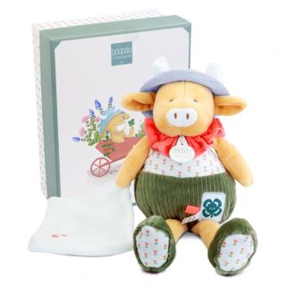 Koen Aneth, bamse m/lille klud 28 cm (i æske)