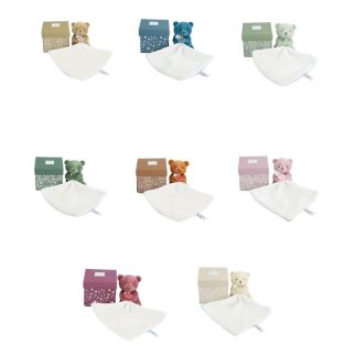 Nusseklud bjørn, gaveæske ass. 10 cm (sortiment)