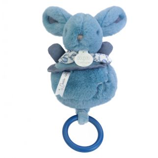 Kanin blå, spilledåse 20 cm (i æske)