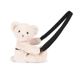 TASKE DOUDOU - Bjørn elfenben 30 cm