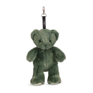 VEDHÆNG DOUDOU - Taskevedhæng Bjørn grøn 20 cm
