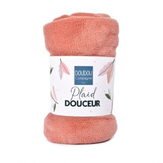 PLAID - Blødt tæppe, terracotta 70 x 100 cm