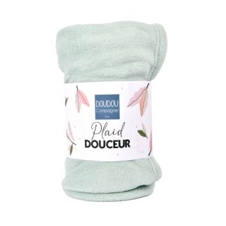 PLAID - Blødt tæppe, grøn 70 x 100 cm