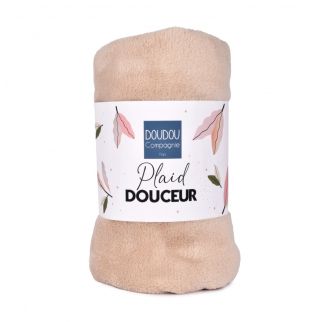 PLAID - Blødt tæppe, beige 70 x 100 cm