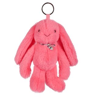 VEDH&AElig;NG DOUDOU - Blomsterkanin, Koral 18 cm