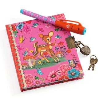 Lovely Paper Fiona&#039;s lille dagbog m/lås og magisk pen