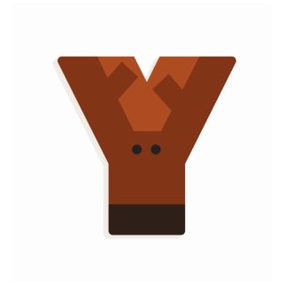 Træbogstav, Grafisk Y