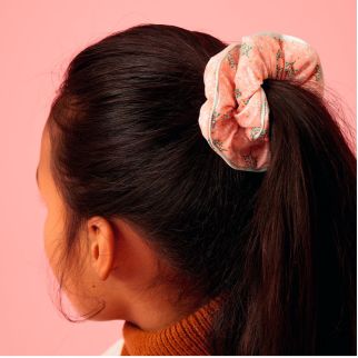PLUME scrunchies, Fleur