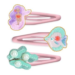PLUME hårspænder, Marina (3 stk.)