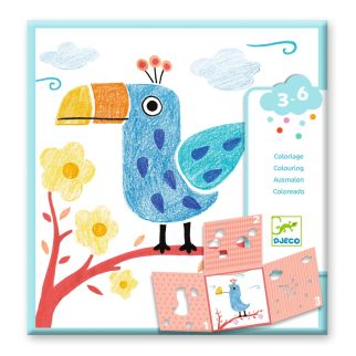 Farvelægning, Folde stencil