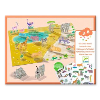 Kreativ stående klistermærker, dyr