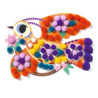 Collage Pompoms, Fugle