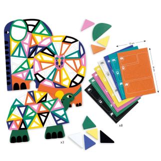 Kreativ mosaik, Afrika