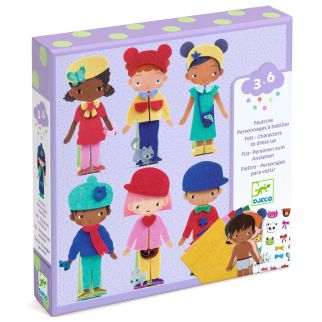 Collage filt, påklædning