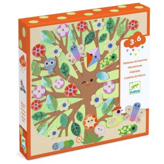 Collage filt, årstider