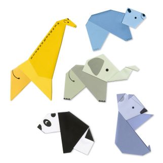 Første papir folding, 1, 2, 3 fold