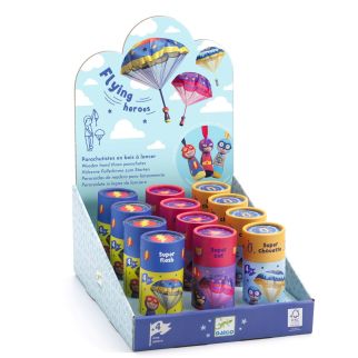 Faldskærmsudspringere - Flyvende helte (display m/12 stk.)