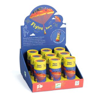 Faldskærmsudspringere - Flyvende helte (display m/9 stk.)