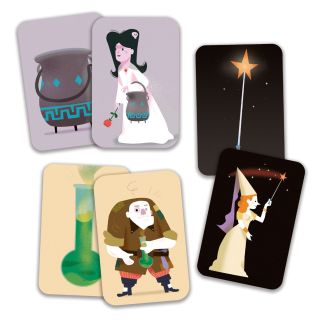 Djeco kortspil, Magic school