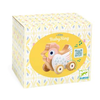 Baby white - BabySing, rulledyr musikhøne