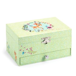 Smykkeskrin med musik og bambi