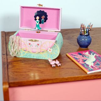 Smykkeskrin med musik, Karet