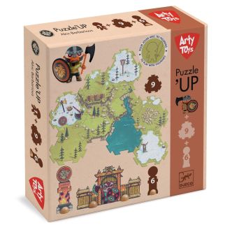 Arty Toys BARBARIOUS, Puzzl'up legeverden + Alric figur
