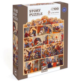 Story puzzle, Kong Arthur - 100 brikker