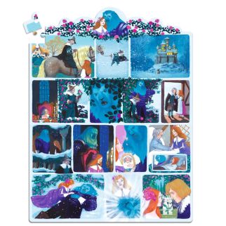 Story puzzle, Skønheden og udyret - 100 brikker