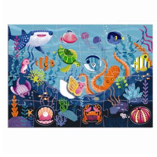 Følepuslespil, havet- 24+8 brikker