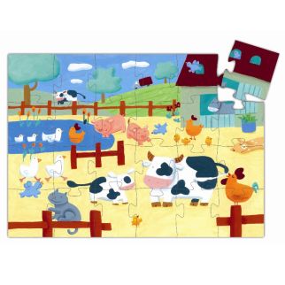 Silhuetpuslespil, ko - 24 brikker