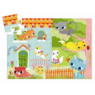 Shilouet puslespil, kat 24 brikker