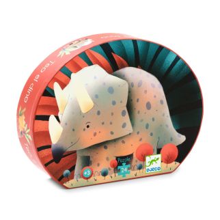 Silhuetpuslespil, Dinosaureren Théo 24 brikker