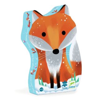 Silhuetpuslespil, Ræv - 24 brikker