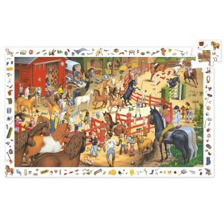 Oberservationspuslespil, Heste - 200 brikker