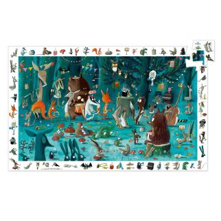 Observations puslespil, musik i skoven 35 brikker