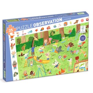 Observationspuslespil, Haven - 35 brikker