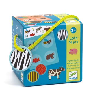 Lærespil, Billedlotteri fjer & pels