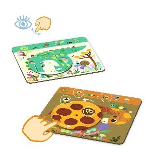 Find og drej, savannen 