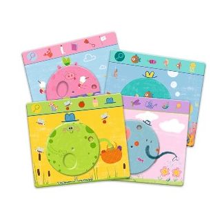 Find og drej, sjove dyr