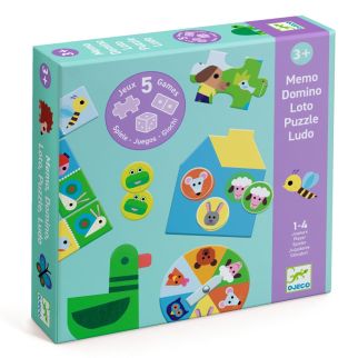 Leg & Lær 5 spil på bondegården