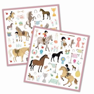 Klistermærker - Heste