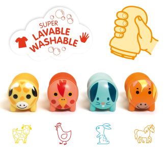 Stempler for de små, Bondegårdsdyr