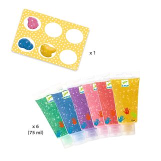 6 tuber glimmer maling 